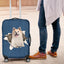 Icelandic Sheepdog Torn Paper Luggage Covers