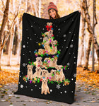 Norfolk Terrier Christmas Tree Blanket