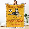 Husky 2-Dog Mom Ever Blanket