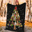 Labradoodle Christmas Tree Blanket