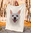 German Spitz Face Hair Blanket