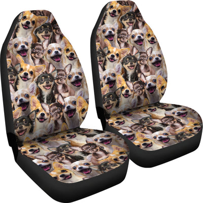 Chihuahua Full Face Car Seat Covers
