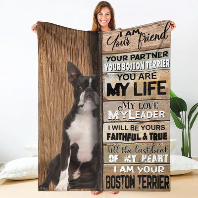 Boston Terrier-Your Partner Blanket