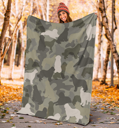 Landseer Camo Blanket