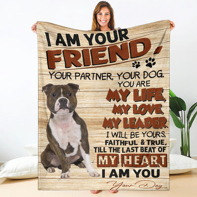 Staffordshire Bull Terrier-My Love Blanket