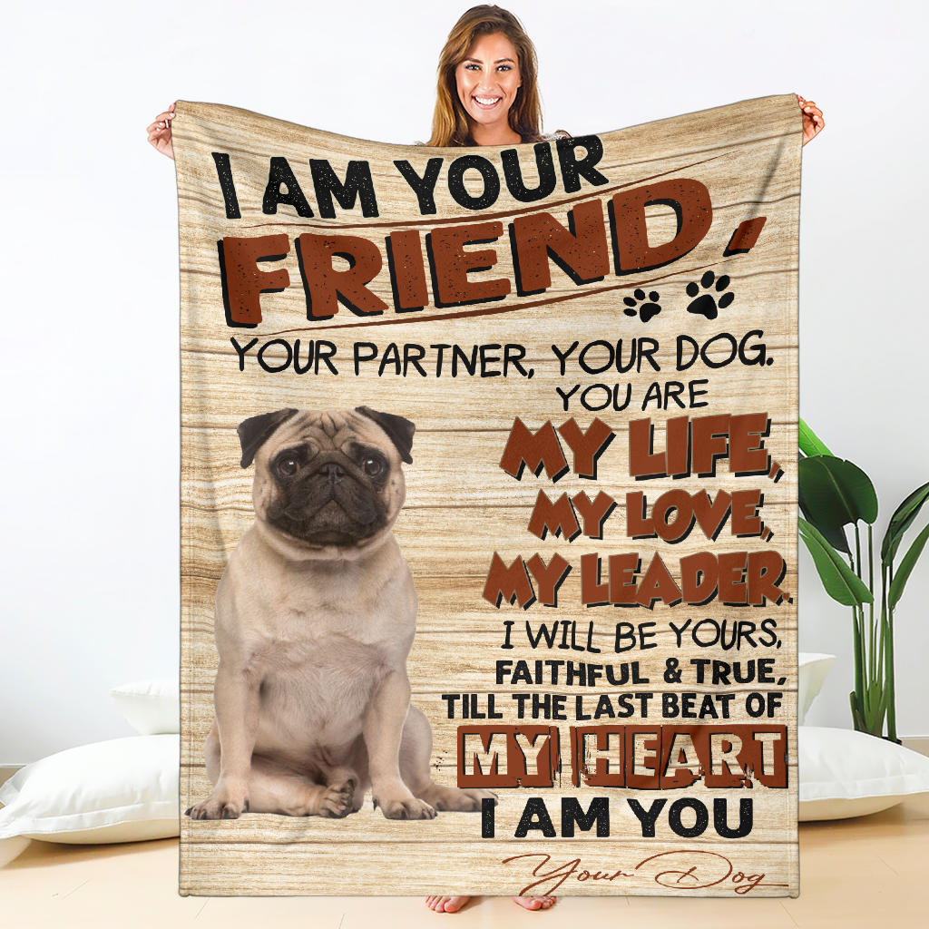 Pug 2-My Love Blanket