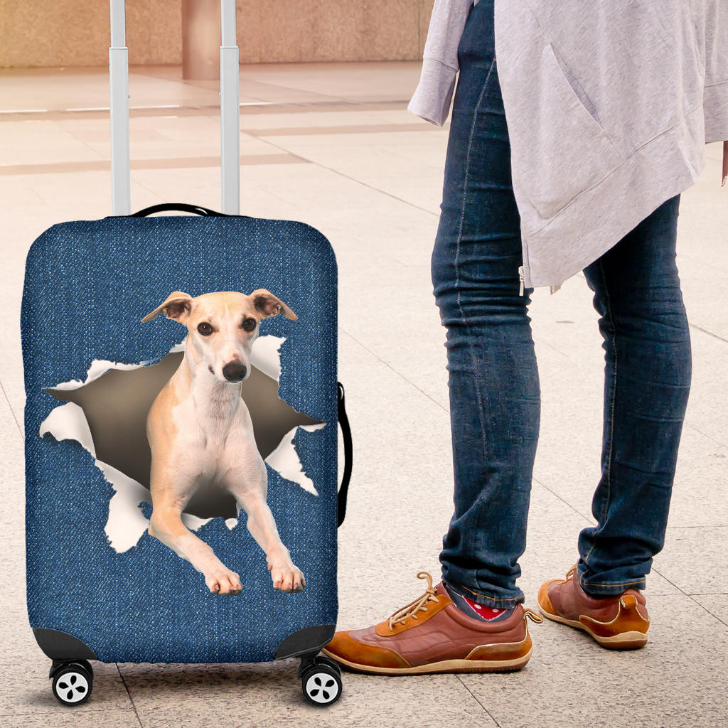 Sighthound Torn Paper Luggage Covers