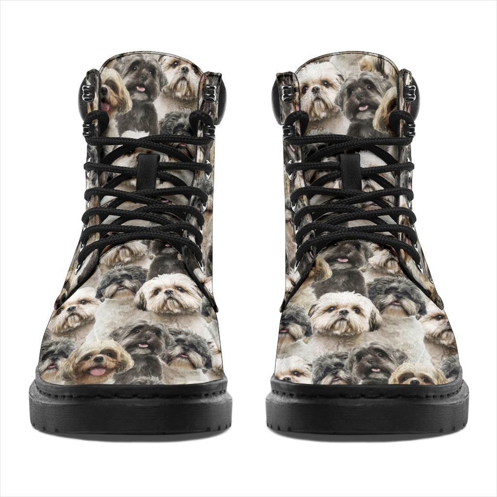 Shih Tzu Full Face All-Season Boots