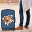 Bracco Italiano Torn Paper Luggage Covers