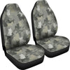 Yorkshire Terrier Camo Car Seat Covers