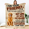 Golden Retriever-My Love Blanket