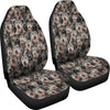 Irish Wolfhound Full Face Car Seat Covers
