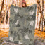 Bergamasco Shepherd Camo Blanket