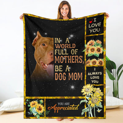 American Pit Bull Terrier-A Dog Mom Blanket