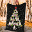 Parson Russell Terrier Christmas Tree Blanket