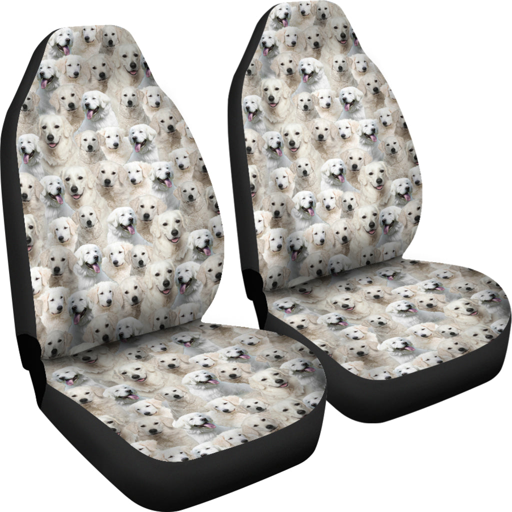 Kuvasz Full Face Car Seat Covers