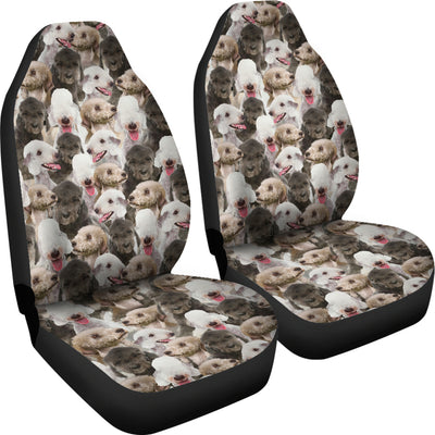 Bedlington Terrier Full Face Car Seat Covers