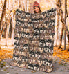 Finnish Lapphund Full Face Blanket