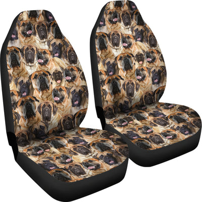 English Mastiff Full Face Car Seat Covers