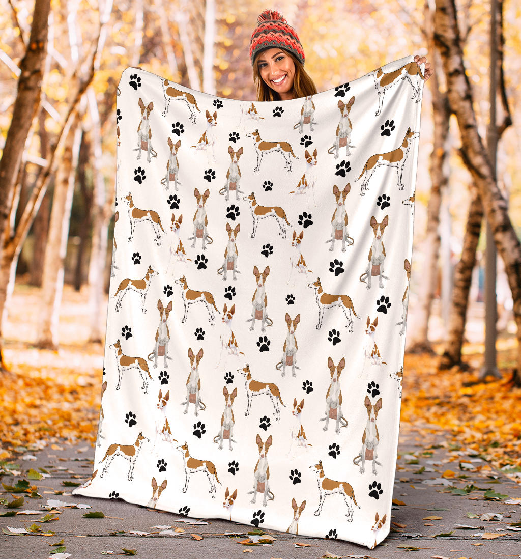 Ibizan Hound Paw Blanket