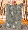 Airedale Terrier Camo Blanket