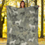 Boykin Spaniel Camo Blanket