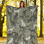 Black and Tan Coonhound Camo Blanket