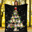Shetland Sheepdog Christmas Tree Blanket