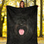Portuguese Water Dog Face Hair Blanket