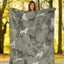 American Bulldog Camo Blanket
