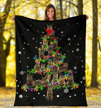 Kai Ken Christmas Tree Blanket