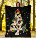 Scottish Terrier Christmas Tree Blanket
