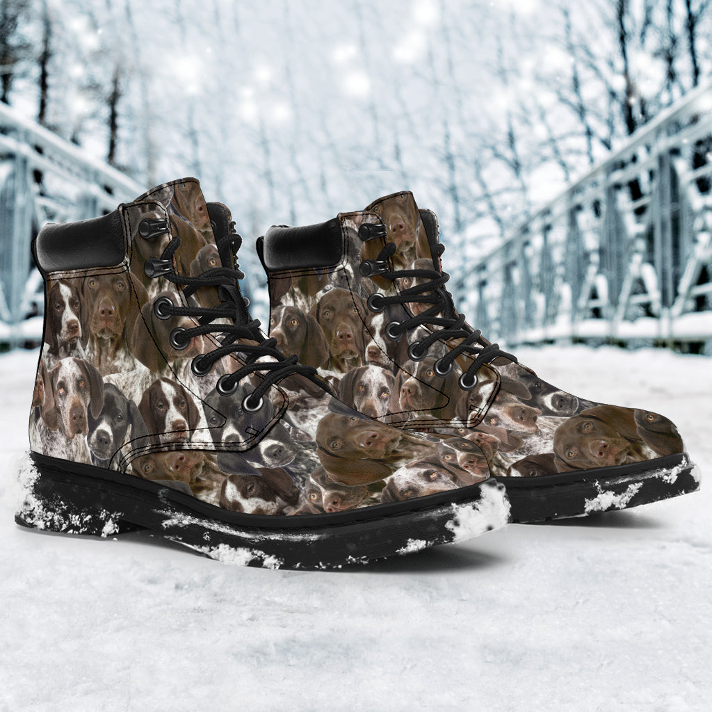German Shorthaired Pointer Full Face All-Season Boots