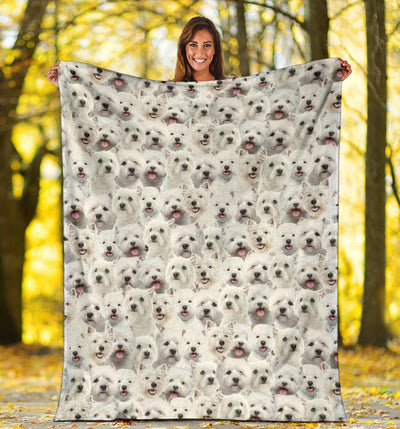 West Highland White Terrier Full Face Blanket