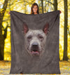 Thai Ridgeback Face Hair Blanket