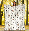 Bull Terrier Paw Blanket