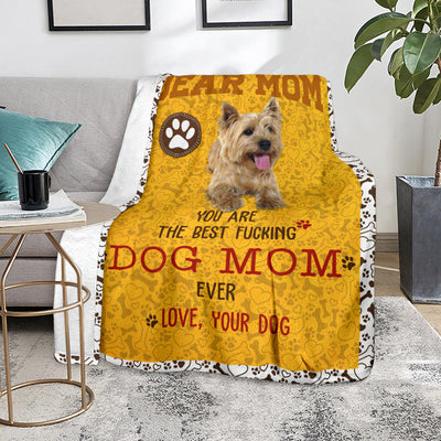 Cairn Terrier-Dog Mom Ever Blanket