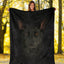 Dutch Shepherd Face Hair Blanket