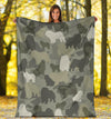 Chow Chow Camo Blanket