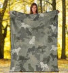 Chesapeake Bay Retriever Camo Blanket