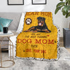 Rottweiler-Dog Mom Ever Blanket