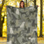 English Mastiff Camo Blanket