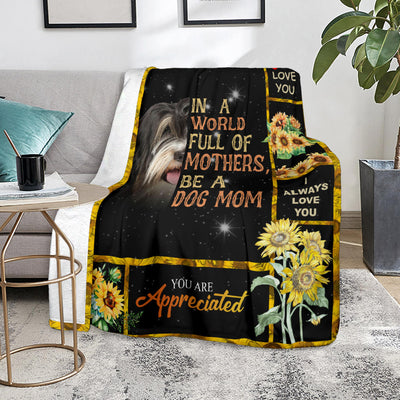 Tibetan Terrier-A Dog Mom Blanket