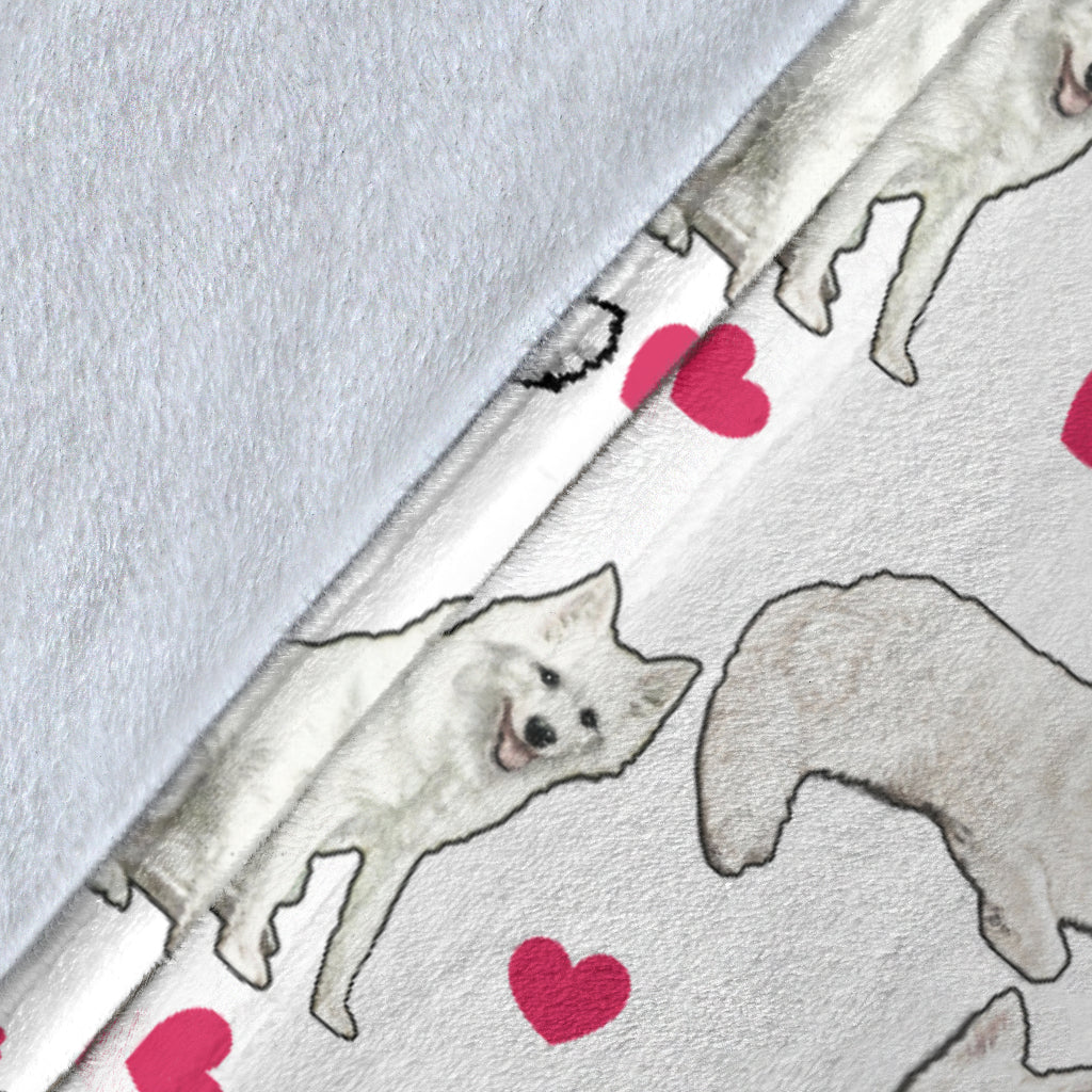 Berger Blanc Suisse Heart Blanket