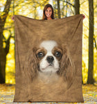 Cavalier King Charles Face Hair Blanket