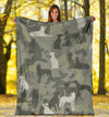 Beauceron Camo Blanket