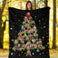 Weimaraner Christmas Tree Blanket