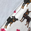 Miniature Pinscher Heart Blanket
