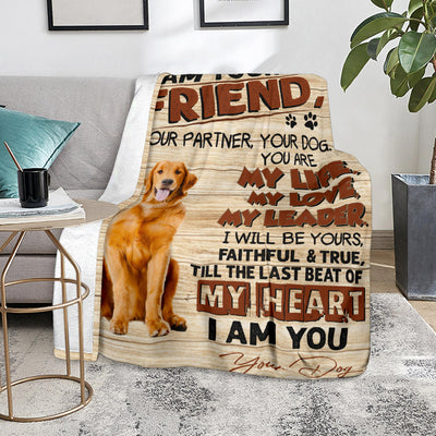 Golden Retriever-My Love Blanket