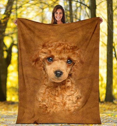 Poodle Face Hair Blanket